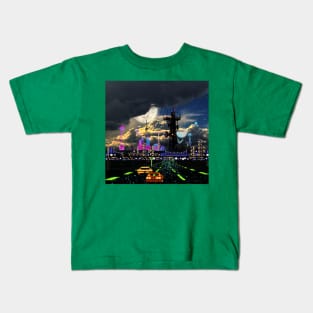 Asteroid City Racer Sci Fi Kids T-Shirt